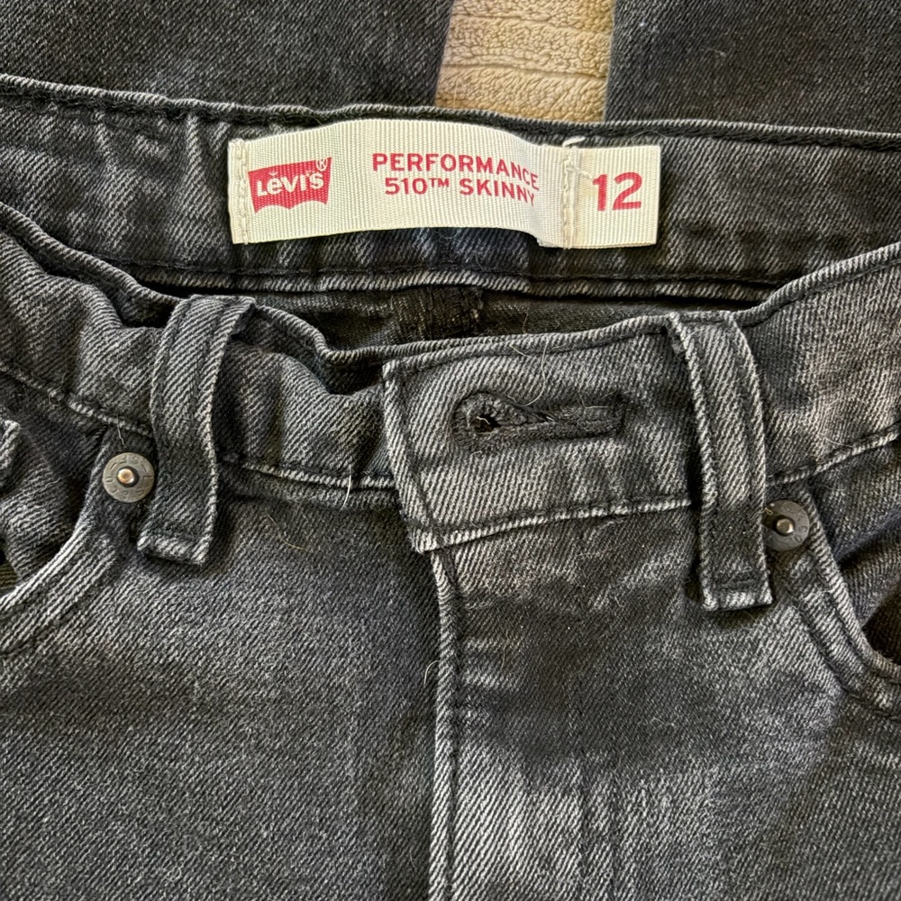 Levi's Charcoal Skinny Jeans for Men